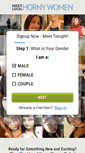 Mobile Screenshot of meetlocalhornywomen.com