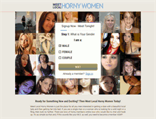 Tablet Screenshot of meetlocalhornywomen.com